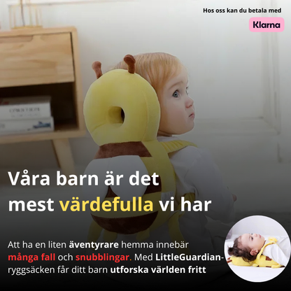 LittleGuardian - Baby Ryggsäck med Huvudskydd
